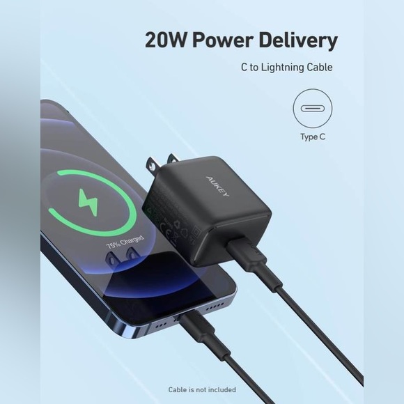 20W PD Fast Charger USB C (Aukey) - Picture 5 of 5